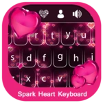 Logo of Sparkling Heart Keyboard android Application 